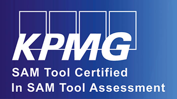 KPMG logo SAM tool certified